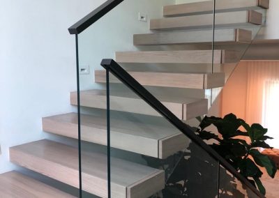 Modern Stair, floating Stair, Poinciana Homes