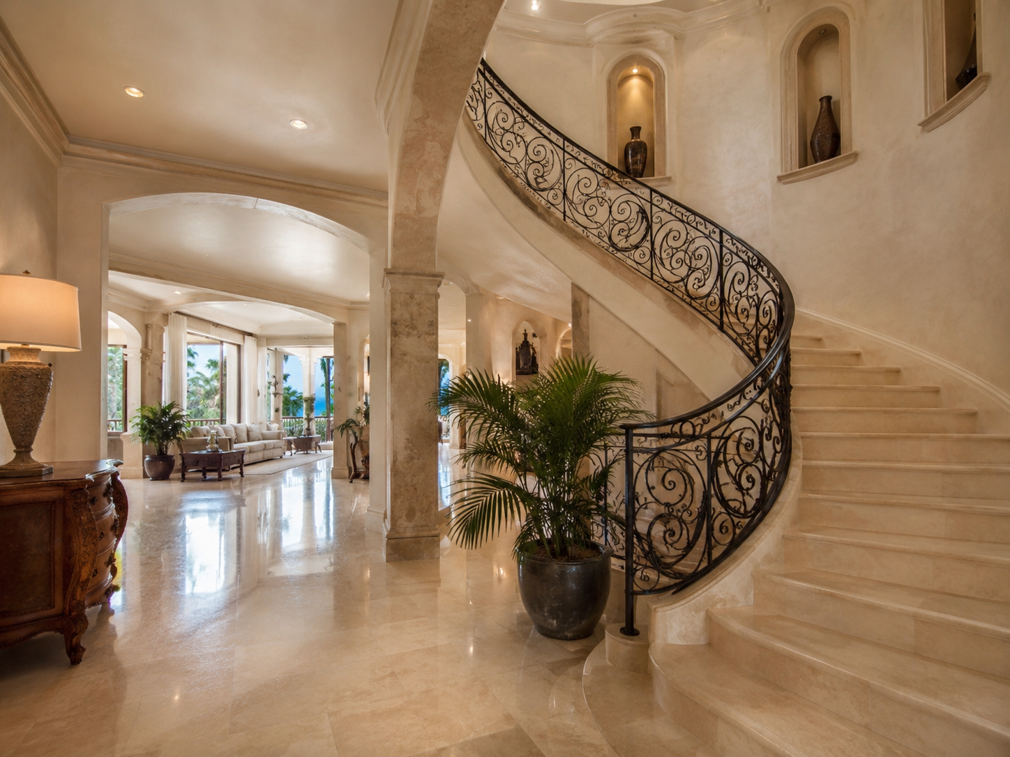 ChatGPT Image Aug 4, 2026, 01_01_16 PM (9) Curved custom railing on grand staircase in Miami